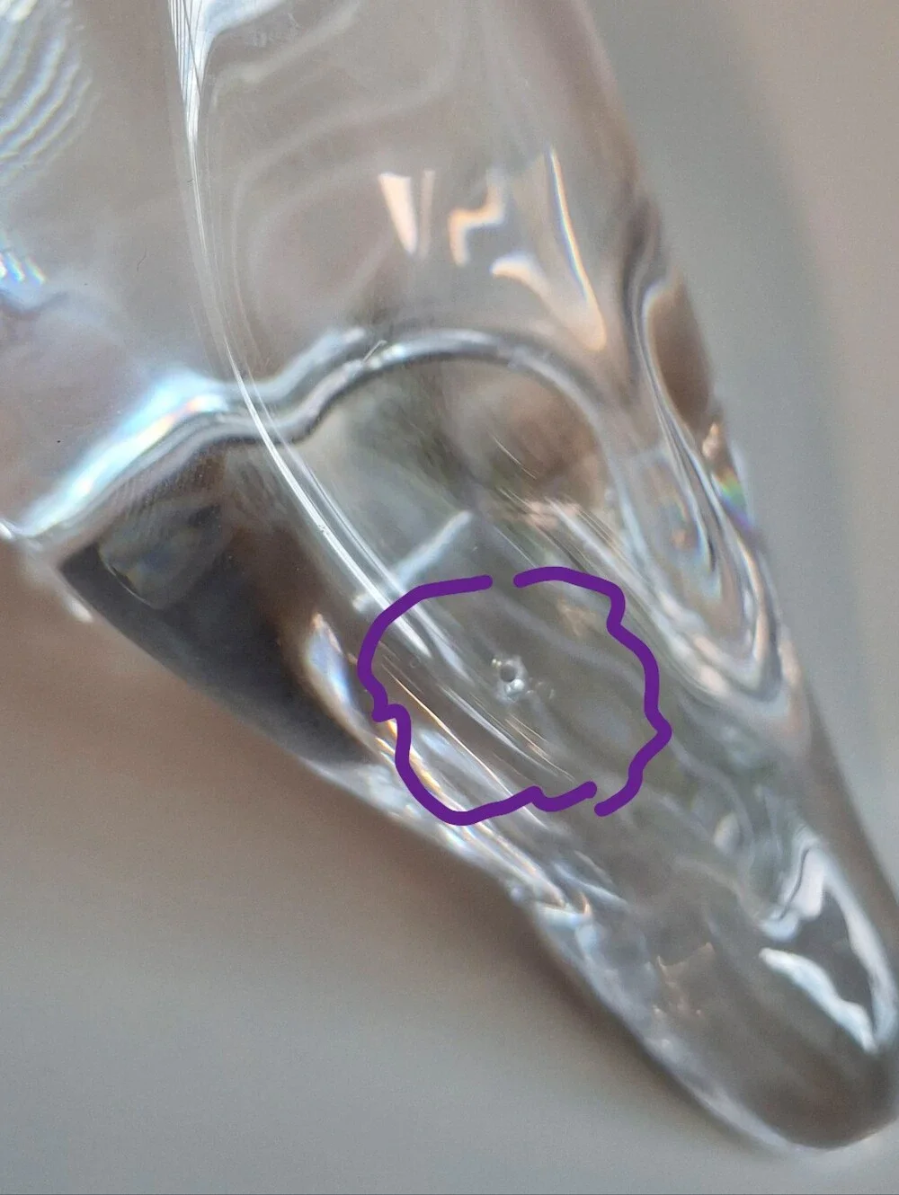 Baccarat Clear Crystal Parrot Figurine